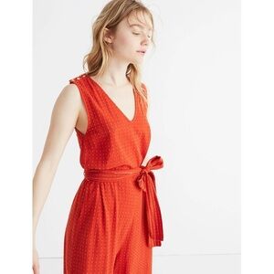 Ace‎ & Jig Alley Jumper Sriracha Size Small Jumpsuit NWT Red Orange Striped